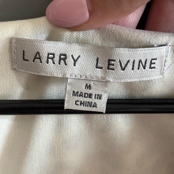 Larry Levine Leopard Animal Print Sheath Dress Sleeveless Cowl Neck Stretch M - Picture 3 of 10